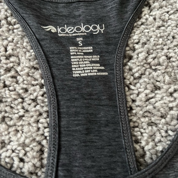 Ideology Tank Top Small Heathered Gray/Black - Picture 4 of 8